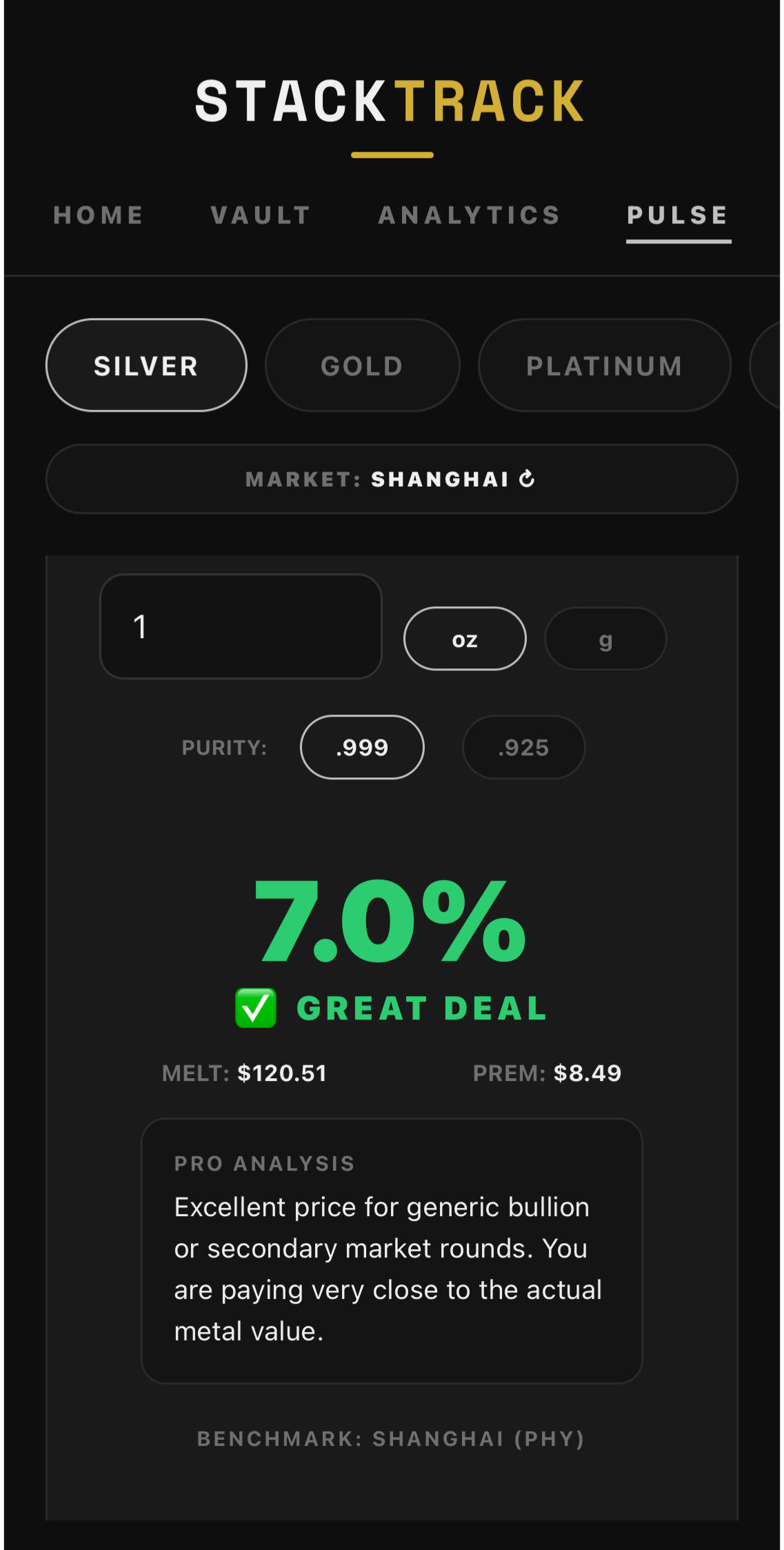 Premium Pulse — dealer scanner